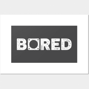 'Bored' Automotive Tuning Design Posters and Art